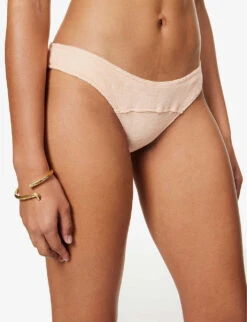 Balconette Mid-rise Bikini -Ted Bakee Fashion Shop R04145024 PEACHTERRY ALT05