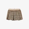 Jaded London Pleated Checked Low-rise Stretch-woven Mini Skirt