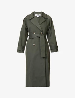 Dorothee Single-breasted Woven Trench