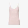 HANRO Seamless Spaghetti-strap Cotton-jersey Top