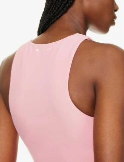 Swing Jacinta Sleeveless Stretch Recycled-polyamide Tank Top 9 Swing Jacinta Sleeveless Stretch Recycled-polyamide Tank Top -Ted Bakee Fashion Shop R04148914 PINK ALT04