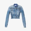 Cargo Brand-patch Regular-fit Denim Jacket