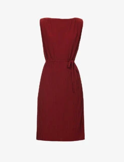 Max Mara Round-neck Crease-textured Regular-fit Knitted Top