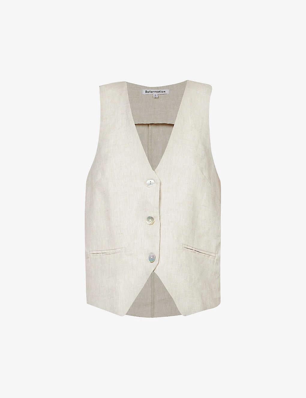 Cienna Button-down Linen Top 1 Cienna Button-down Linen Top