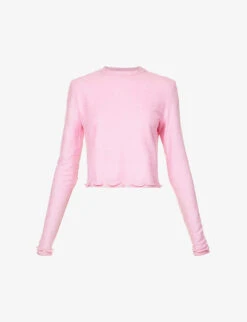 Nita Frilled-trim Woven Top