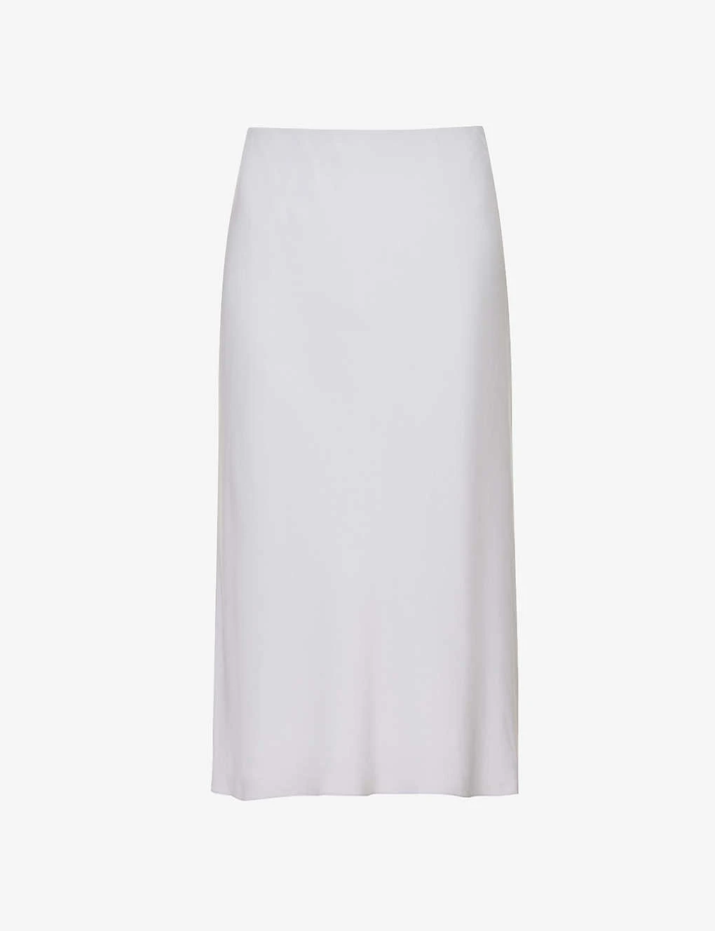 THEORY Mid-rise Flared-hem Silk Midi Skirt 1 THEORY Mid-rise Flared-hem Silk Midi Skirt