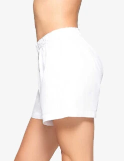 Skims Spa Relaxed-fit Cotton-poplin Pyjama Top -Ted Bakee Fashion Shop R04153806 SNOW ALT04