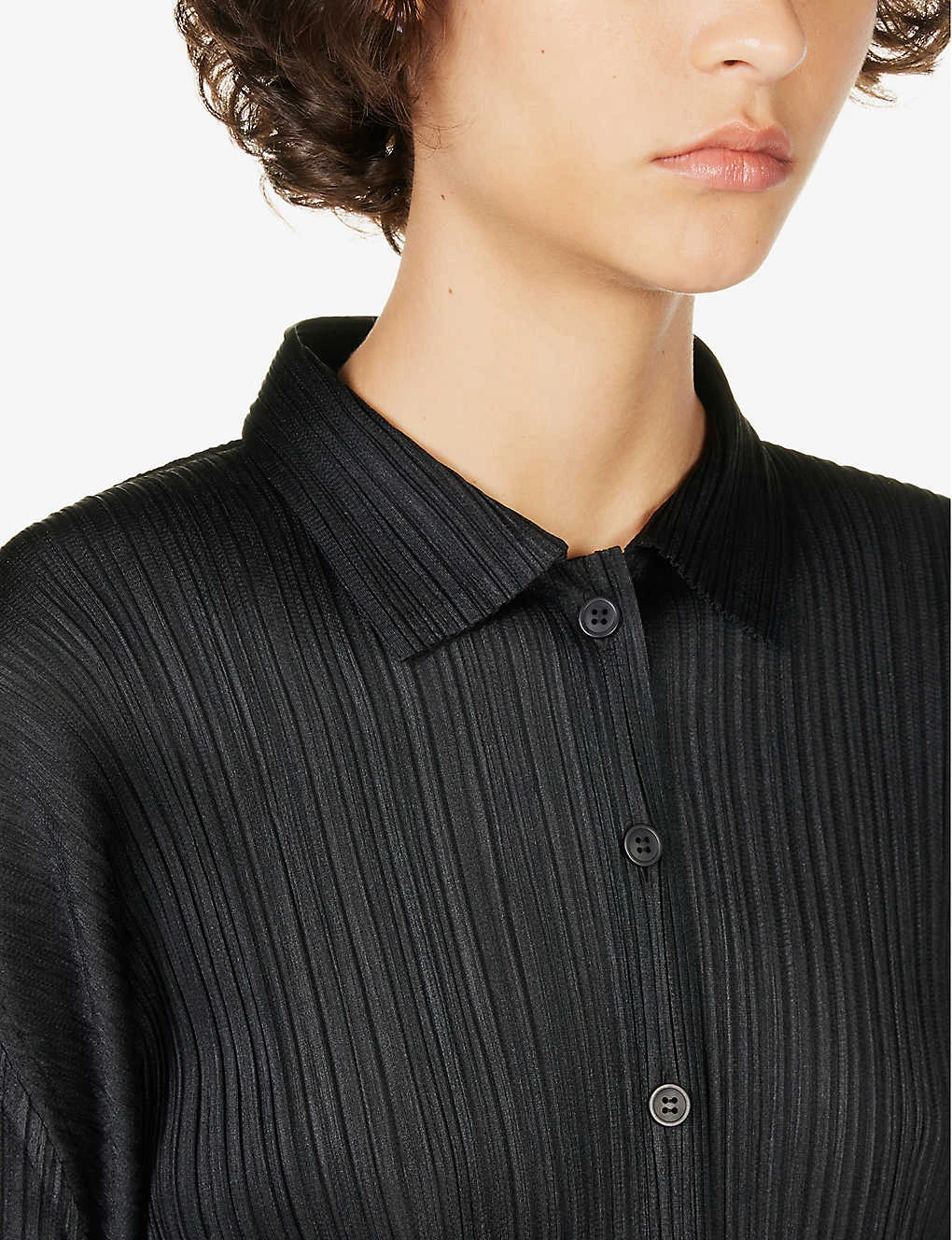 Basic Pleated Knitted Shirt 5 Basic Pleated Knitted Shirt - Image 5