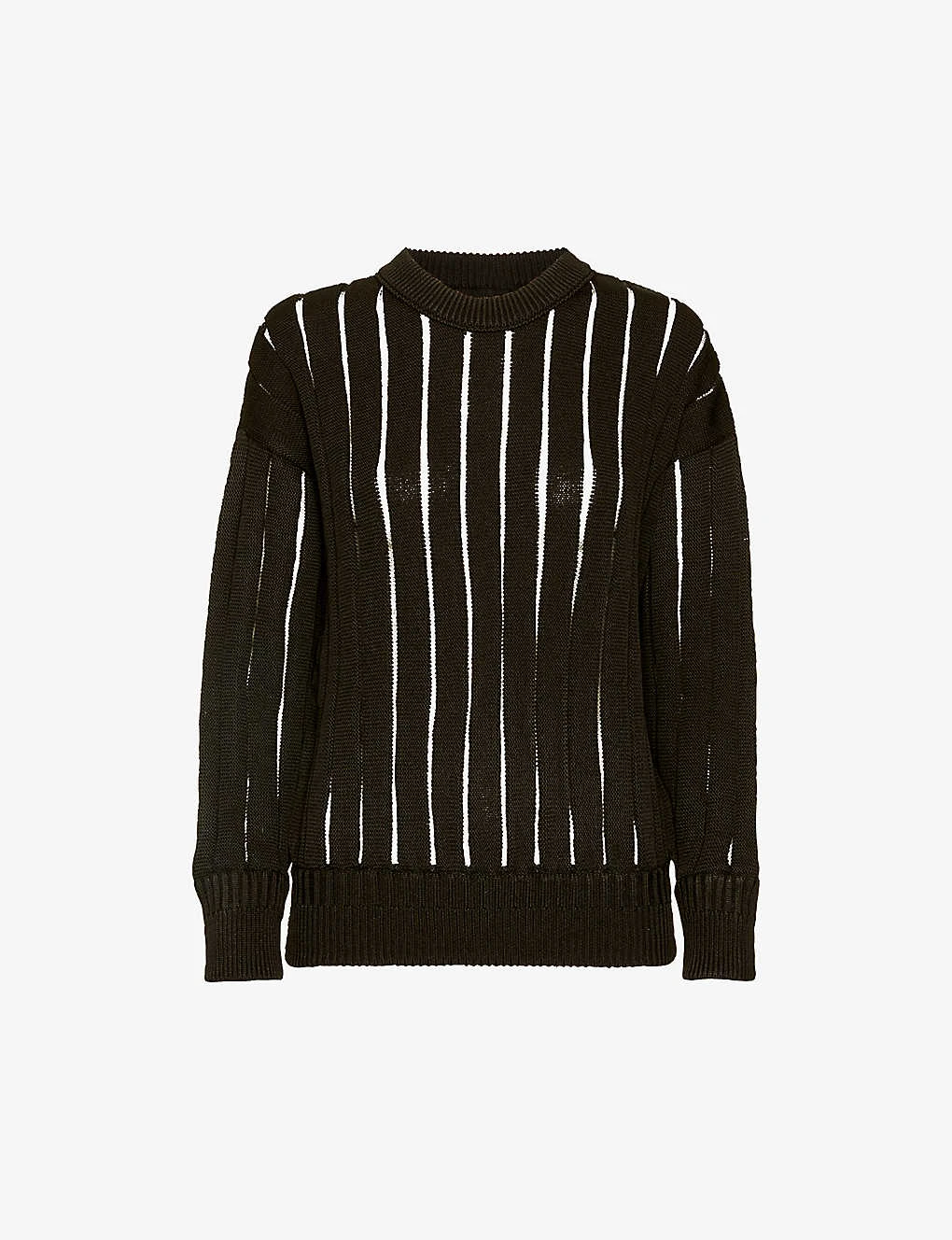 Louver Semi-sheer Recycled-polyester Top 1 Louver Semi-sheer Recycled-polyester Top