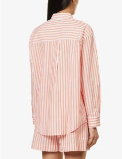 RAILS Arlo Striped Regular-fit Cotton-blend Shirt 9 RAILS Arlo Striped Regular-fit Cotton-blend Shirt -Ted Bakee Fashion Shop R04158667 LESISTRIPE ALT03