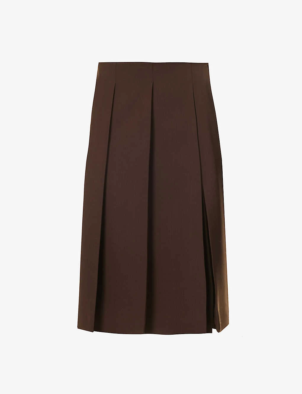 Sportmax Ode Pleated Wool Mini Skirt 1 Sportmax Ode Pleated Wool Mini Skirt