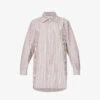 Bottega Veneta Striped Relaxed-fit Cotton Shirt