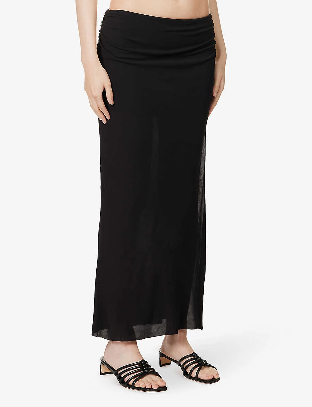 BEC + BRIDGE Lexie Side-split Woven Maxi Skirt 3 BEC + BRIDGE Lexie Side-split Woven Maxi Skirt - Image 3