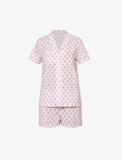 Ledbury Floral-print Cotton Pyjama Set