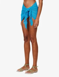 St Barth's Knitted Sarong -Ted Bakee Fashion Shop R04165712 RIDETHEWAVECROCHET ALT02