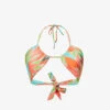 Copacabana Abstract-print Stretch-recycled Nylon Bikini Top
