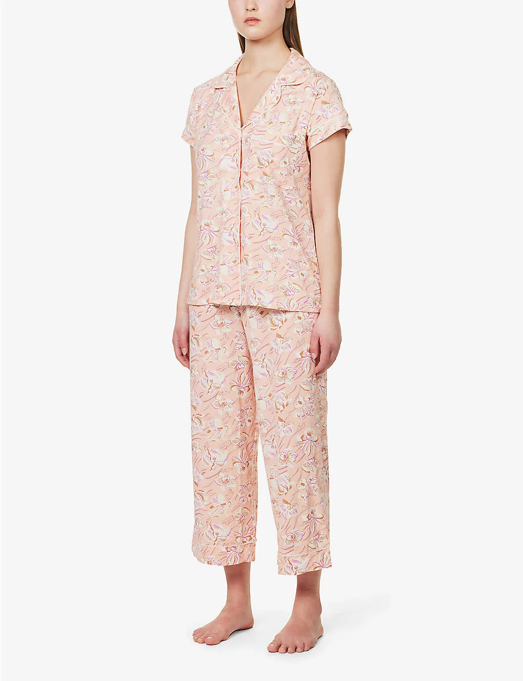 Eberjey Gisele Floral-print Stretch-jersey Pyjamas 3 Eberjey Gisele Floral-print Stretch-jersey Pyjamas - Image 3