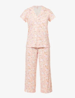 Eberjey Gisele Floral-print Stretch-jersey Pyjamas