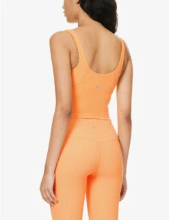 Lululemon Align Cropped Stretch-woven Top -Ted Bakee Fashion Shop R04166428 MANGODREAM ALT03