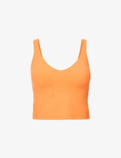 Lululemon Align Cropped Stretch-woven Top