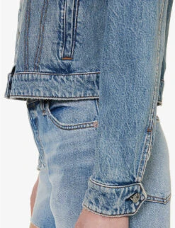 Rag & Bone Nico Chest-pocket Denim Jacket -Ted Bakee Fashion Shop R04166641 NORWALK ALT05