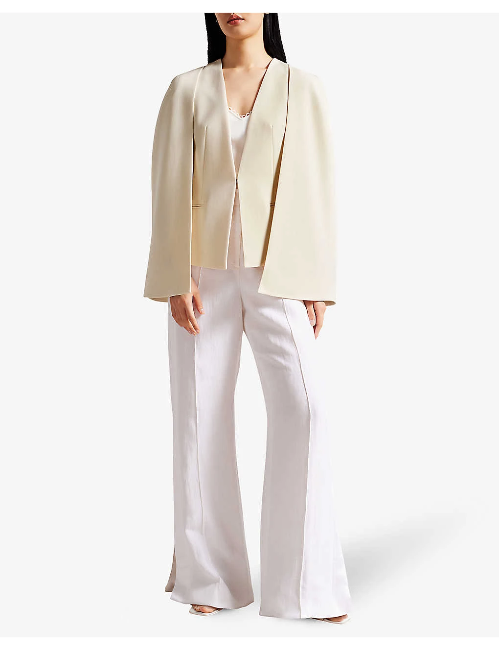 Ted Baker Dannio Structured Stretch-woven Cape Waistcoat 2 Ted Baker Dannio Structured Stretch-woven Cape Waistcoat - Image 2