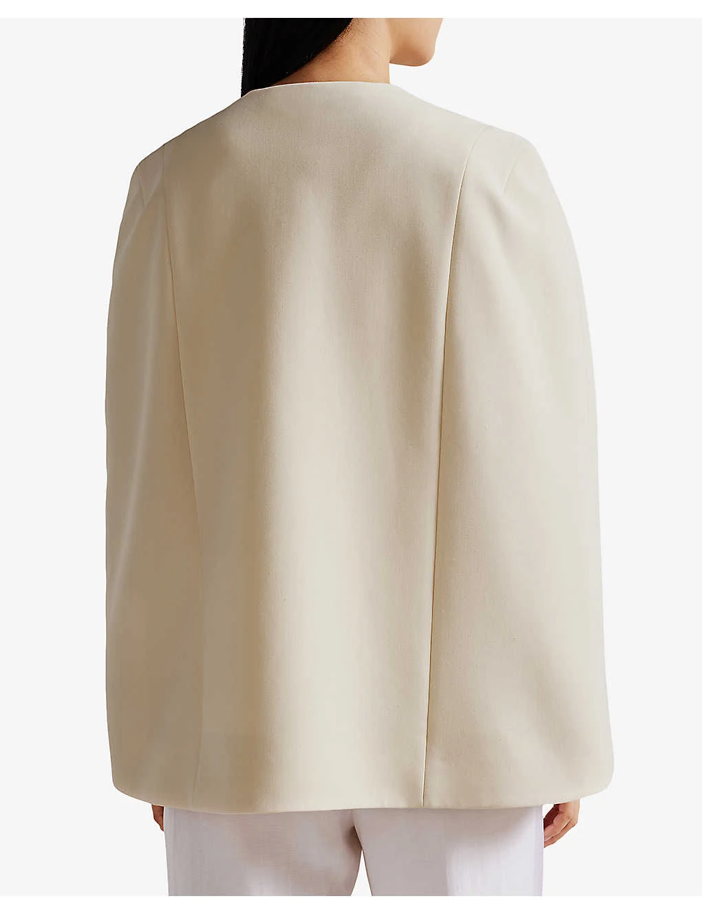 Ted Baker Dannio Structured Stretch-woven Cape Waistcoat 4 Ted Baker Dannio Structured Stretch-woven Cape Waistcoat - Image 4