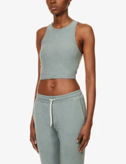 Vuori Elevation Scoop-neck Stretch-recycled Polyester Tank Top 7 Vuori Elevation Scoop-neck Stretch-recycled Polyester Tank Top -Ted Bakee Fashion Shop R04167653 STORMYHEATHER ALT02