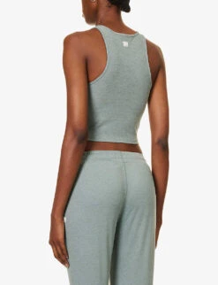 Vuori Elevation Scoop-neck Stretch-recycled Polyester Tank Top 8 Vuori Elevation Scoop-neck Stretch-recycled Polyester Tank Top -Ted Bakee Fashion Shop R04167653 STORMYHEATHER ALT03