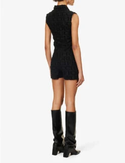 FIORUCCI Fio Mono G Playsuit -Ted Bakee Fashion Shop R04168328 BLACK ALT03