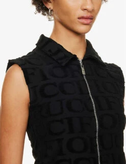 FIORUCCI Fio Mono G Playsuit -Ted Bakee Fashion Shop R04168328 BLACK ALT04