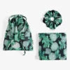 Ted Baker Ednarr Beach Hydrangea-print Cotton Sarong And Scrunchy Set