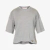 Valentino Maglia Short-sleeved Cashmere And Silk-blend Jumper