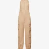 Valentino Tuta Flap-pocket Stretch-cotton Cargo Jumpsuit