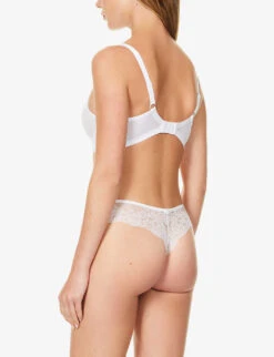 Panache Ana Lace Plunge Bra 6 Panache Ana Lace Plunge Bra -Ted Bakee Fashion Shop R04169933 WHITE ALT02