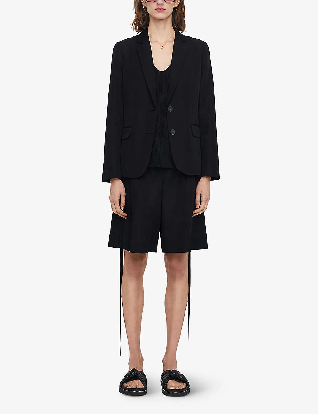 Joseph Belmore Single-breasted Regular-fit Silk-cotton Blend Jacket 2 Joseph Belmore Single-breasted Regular-fit Silk-cotton Blend Jacket - Image 2