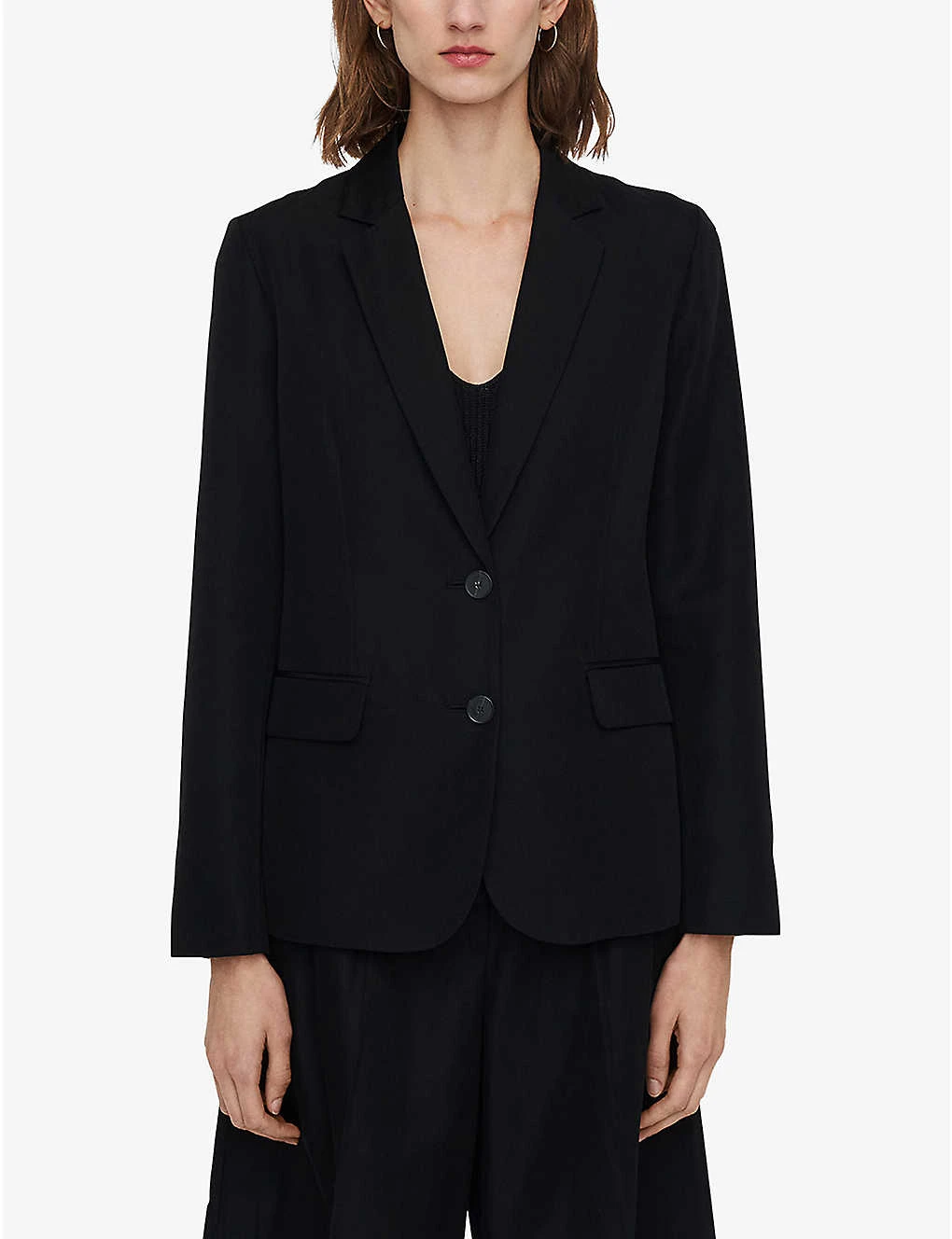 Joseph Belmore Single-breasted Regular-fit Silk-cotton Blend Jacket 3 Joseph Belmore Single-breasted Regular-fit Silk-cotton Blend Jacket - Image 3