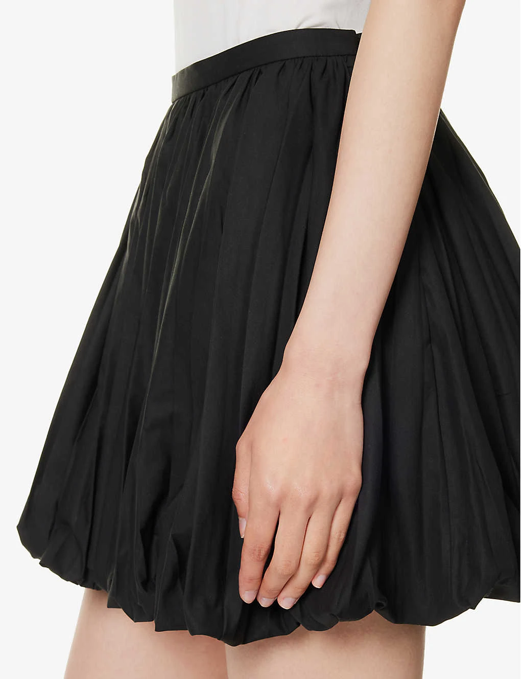 Jil Sander Pleated Puff-hem Cotton Mini Skirt 5 Jil Sander Pleated Puff-hem Cotton Mini Skirt - Image 5
