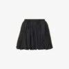 Jil Sander Pleated Puff-hem Cotton Mini Skirt