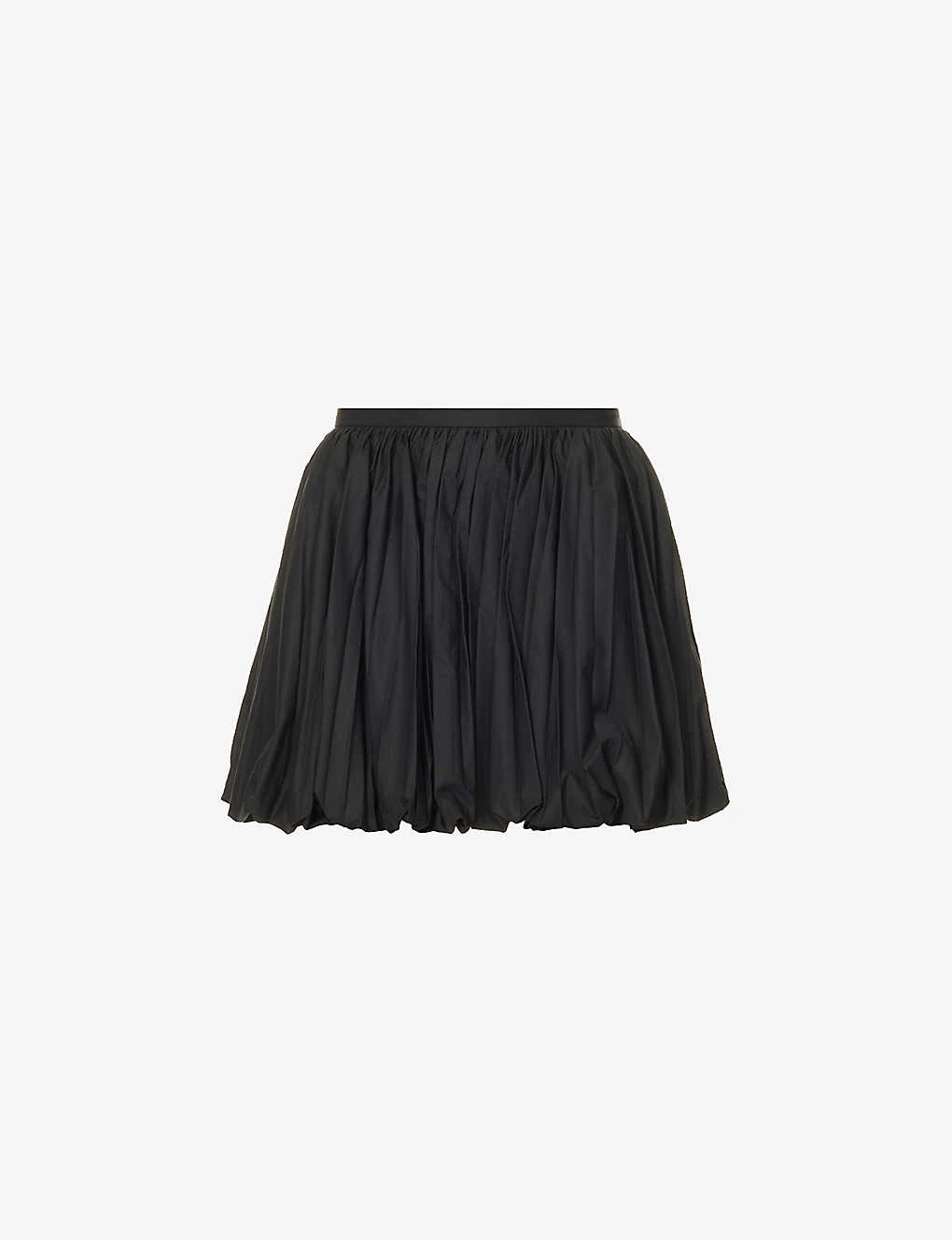 Jil Sander Pleated Puff-hem Cotton Mini Skirt 1 Jil Sander Pleated Puff-hem Cotton Mini Skirt