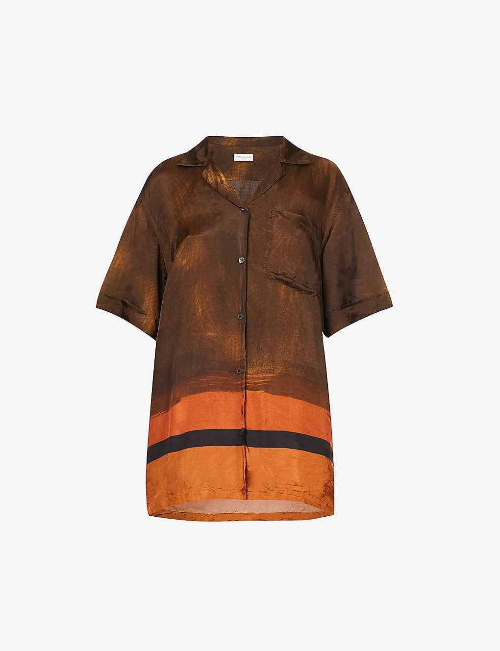 Dries Van Noten Striped Regular-fit Woven Shirt 1 Dries Van Noten Striped Regular-fit Woven Shirt