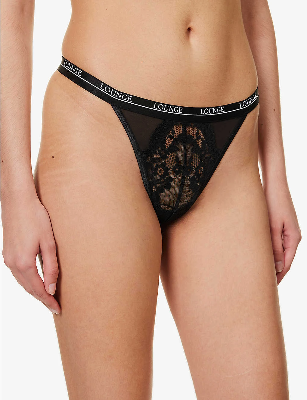 Blossom High-rise Stretch-lace Thong 3 Blossom High-rise Stretch-lace Thong - Image 3