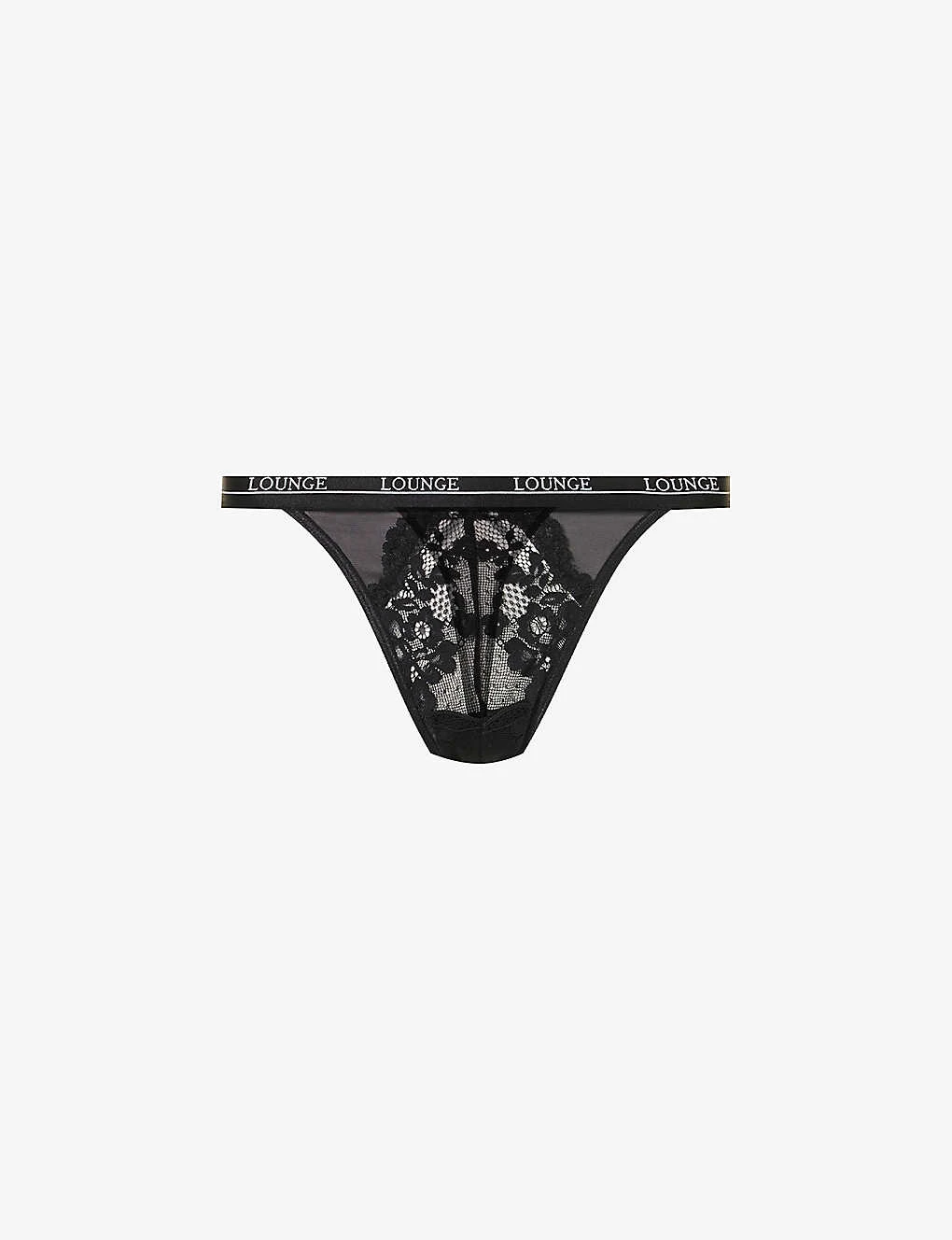 Blossom High-rise Stretch-lace Thong 1 Blossom High-rise Stretch-lace Thong