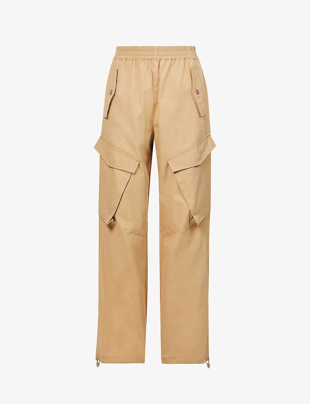Dion Lee Wide-leg Mid-rise Cotton Cargo Trousers 1 Dion Lee Wide-leg Mid-rise Cotton Cargo Trousers