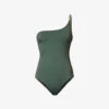 Maxime Bead-embellished One-shoulder Swimsuit