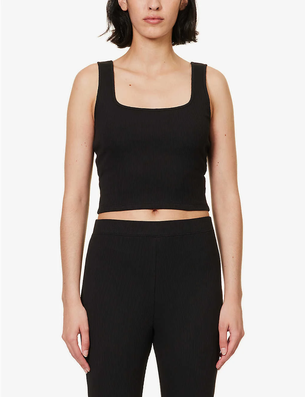 Inari Cropped Stretch-cotton Top 2 Inari Cropped Stretch-cotton Top - Image 2