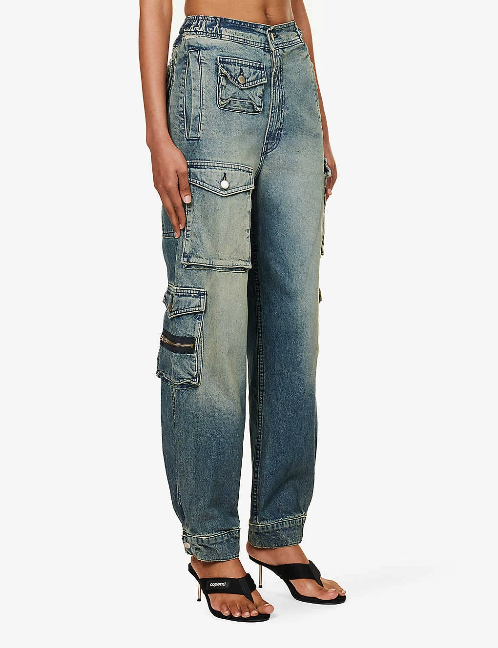 Straight-leg High-rise Stretch-denim Trousers 3 Straight-leg High-rise Stretch-denim Trousers - Image 3
