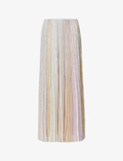Missoni Sequin-embellished Knitted Midi Skirt