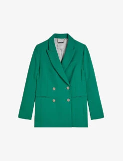 Ted Baker Llayla Double-breasted Peak-lapel Woven Blazer