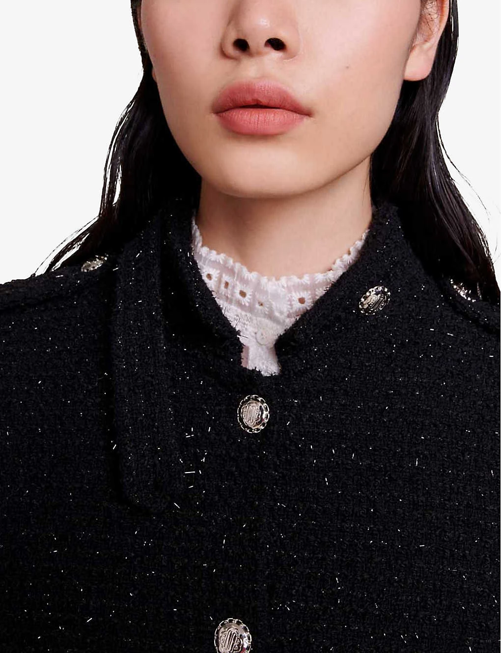 Maje Vateau Metallic-tweed Blazer 5 Maje Vateau Metallic-tweed Blazer - Image 5